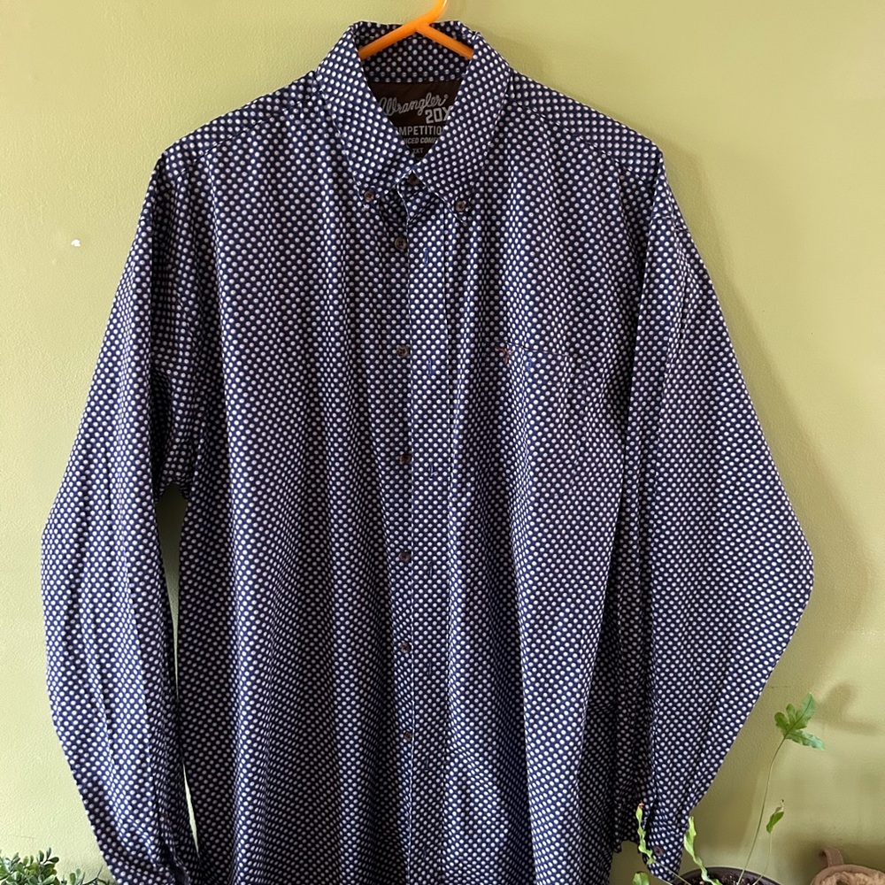 Wrangler Men's Blue Shirt